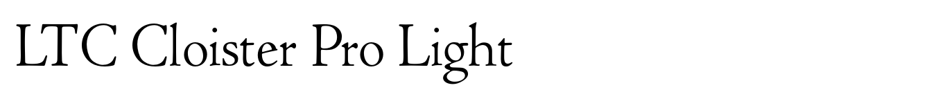 LTC Cloister Pro Light